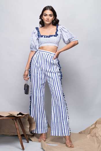 Kalakaari By Sagarika Geometric Print Pant Set 