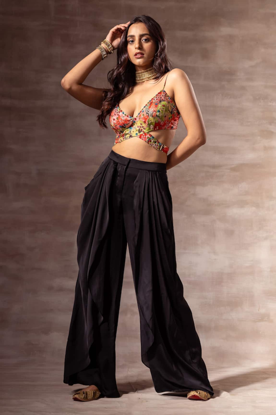 Ruhr India Draped Trousers