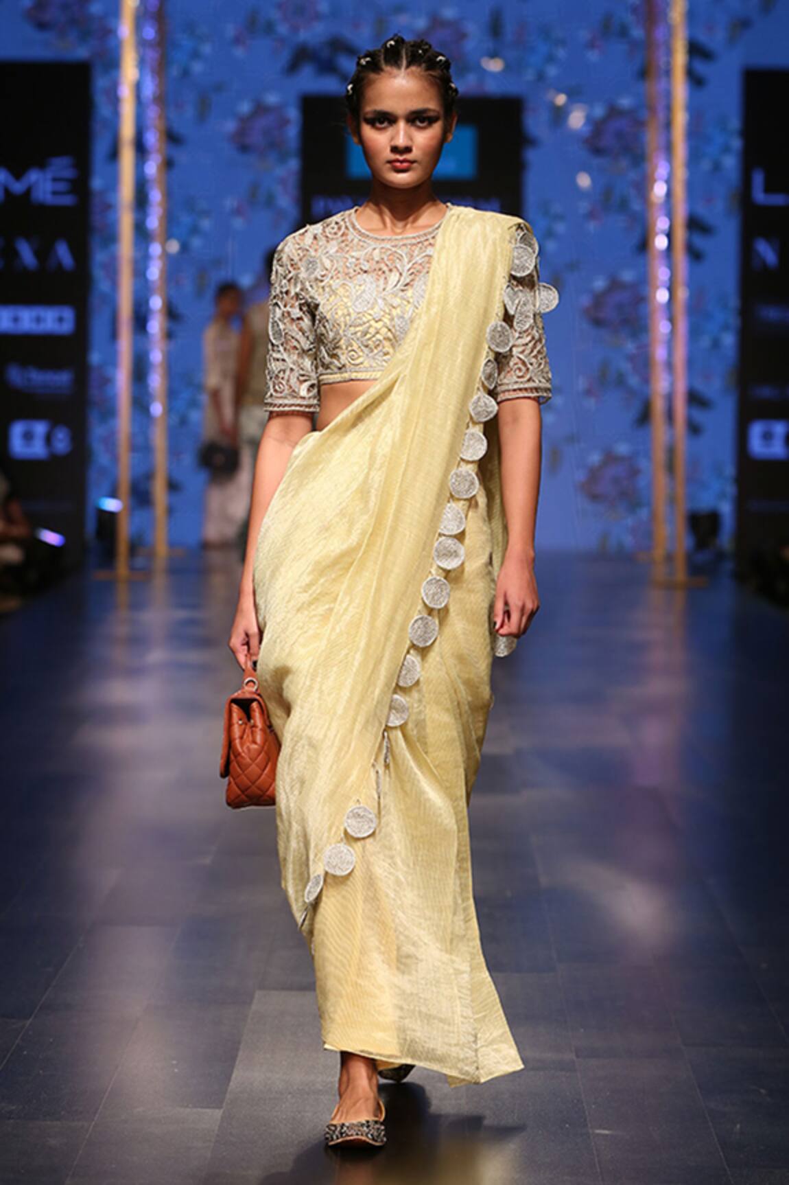 Payal Singhal Zarya Chanderi Saree With Blouse 