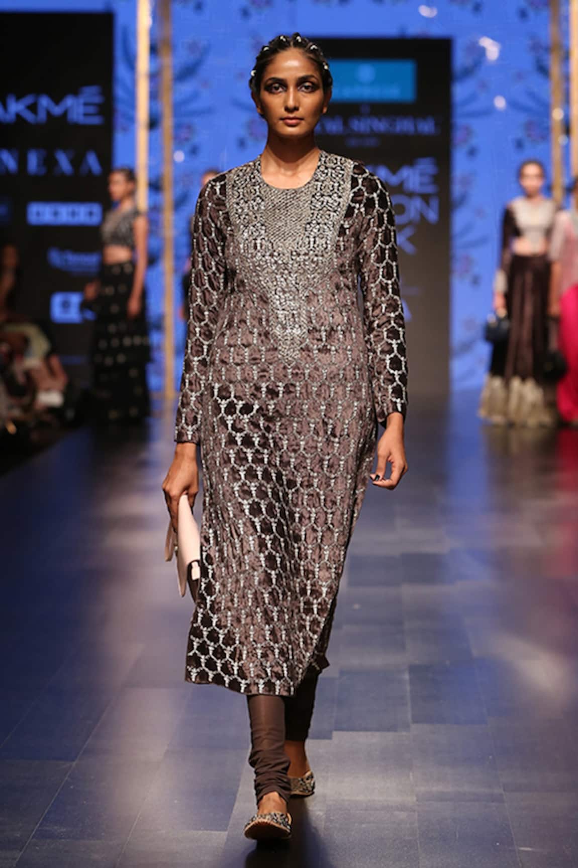 Payal Singhal Asira Velvet Kurta & Churidar Set 