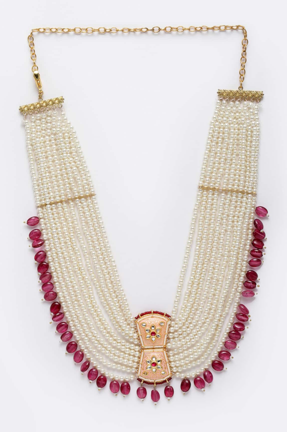 Dugran By Dugristyle Layered Pearl Maharani Necklace