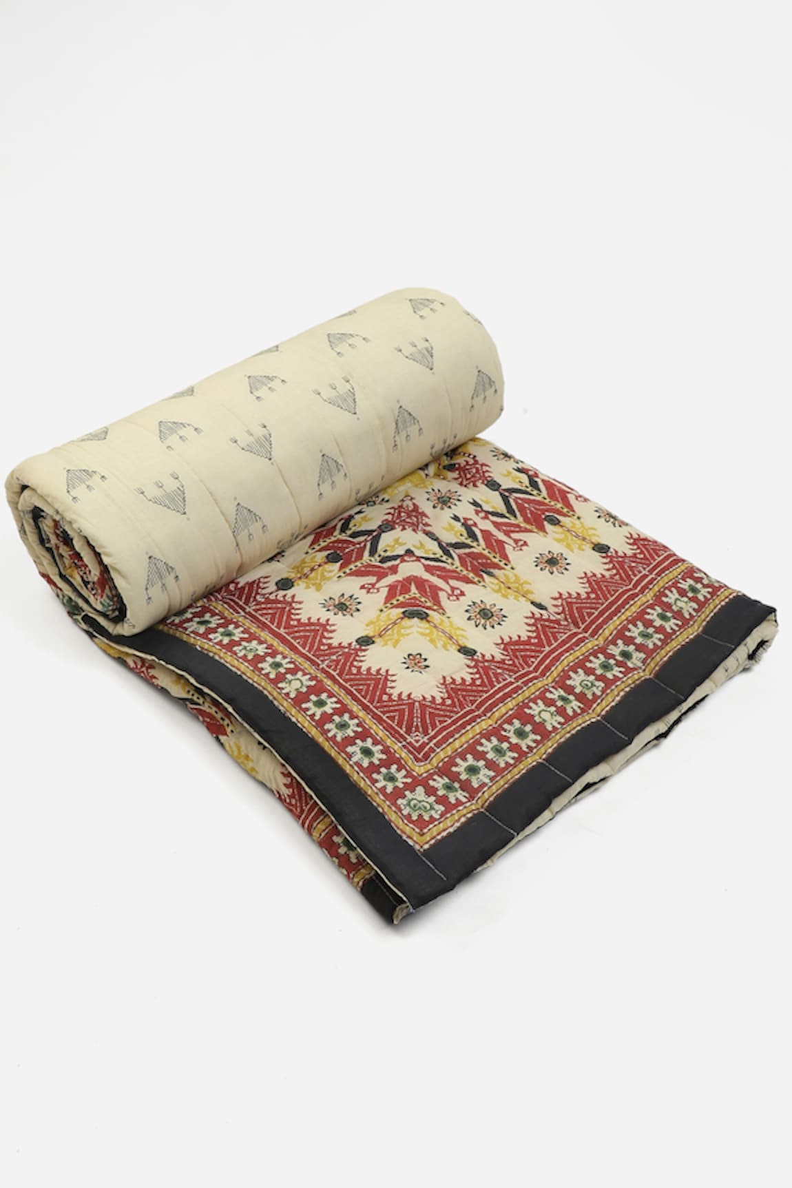 Ritu Kumar Printed Badhuria Single Bed Quilt