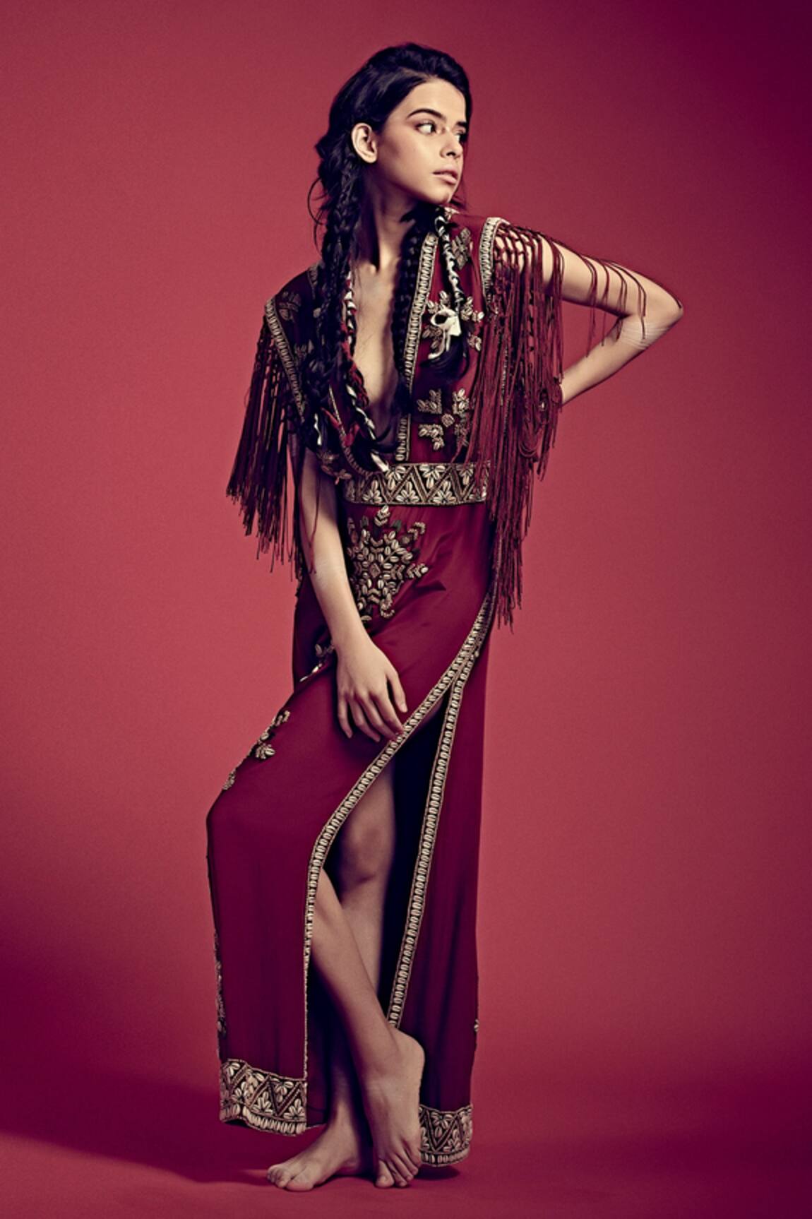 Surily G Tassel Embellished Kaftan