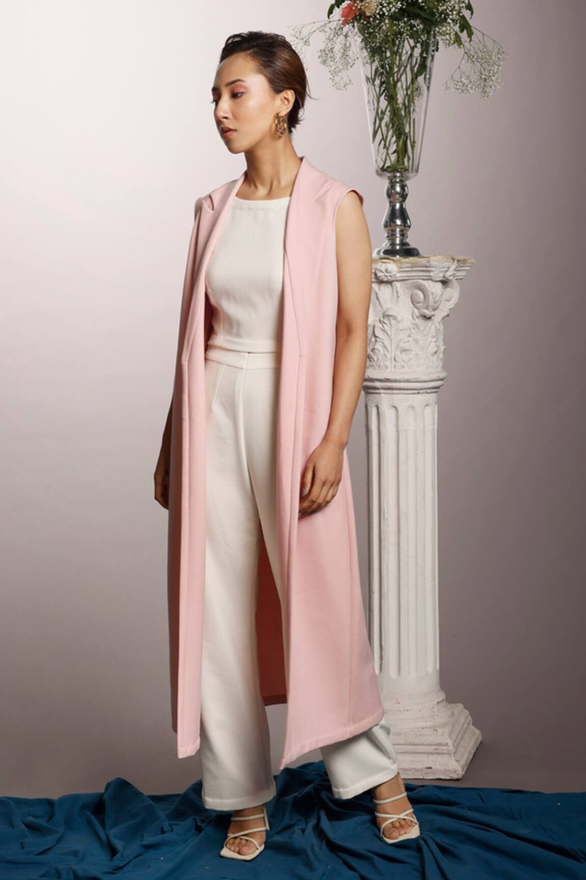 Couché By Anandini Notched Lapel Jacket & Pant Set 