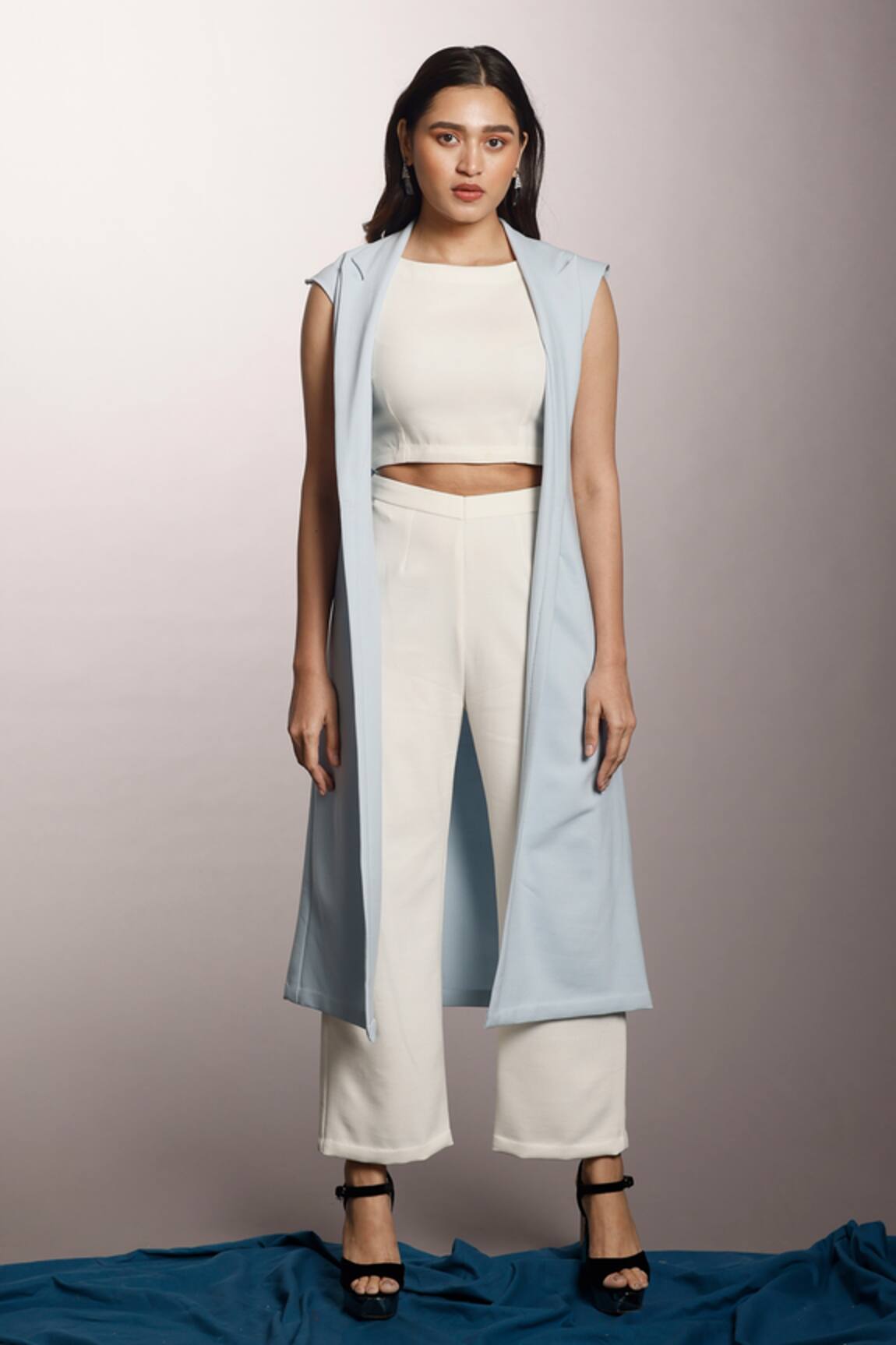 Couché By Anandini Notched Lapel Jacket & Pant Set 