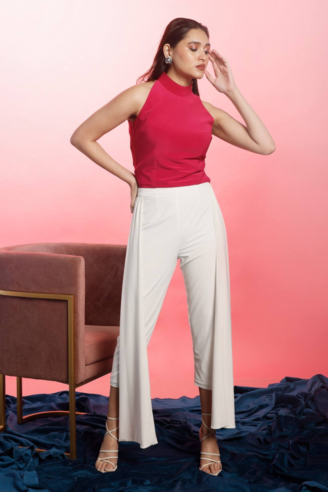 Couché By Anandini Sleeveless Top & Pant Set 