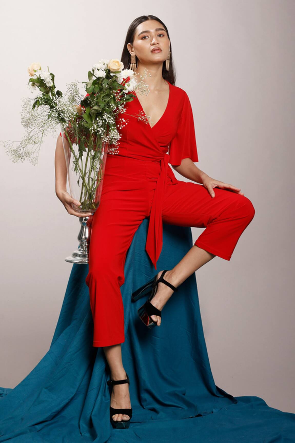 Couché By Anandini Front Tie-Up Jumpsuit 