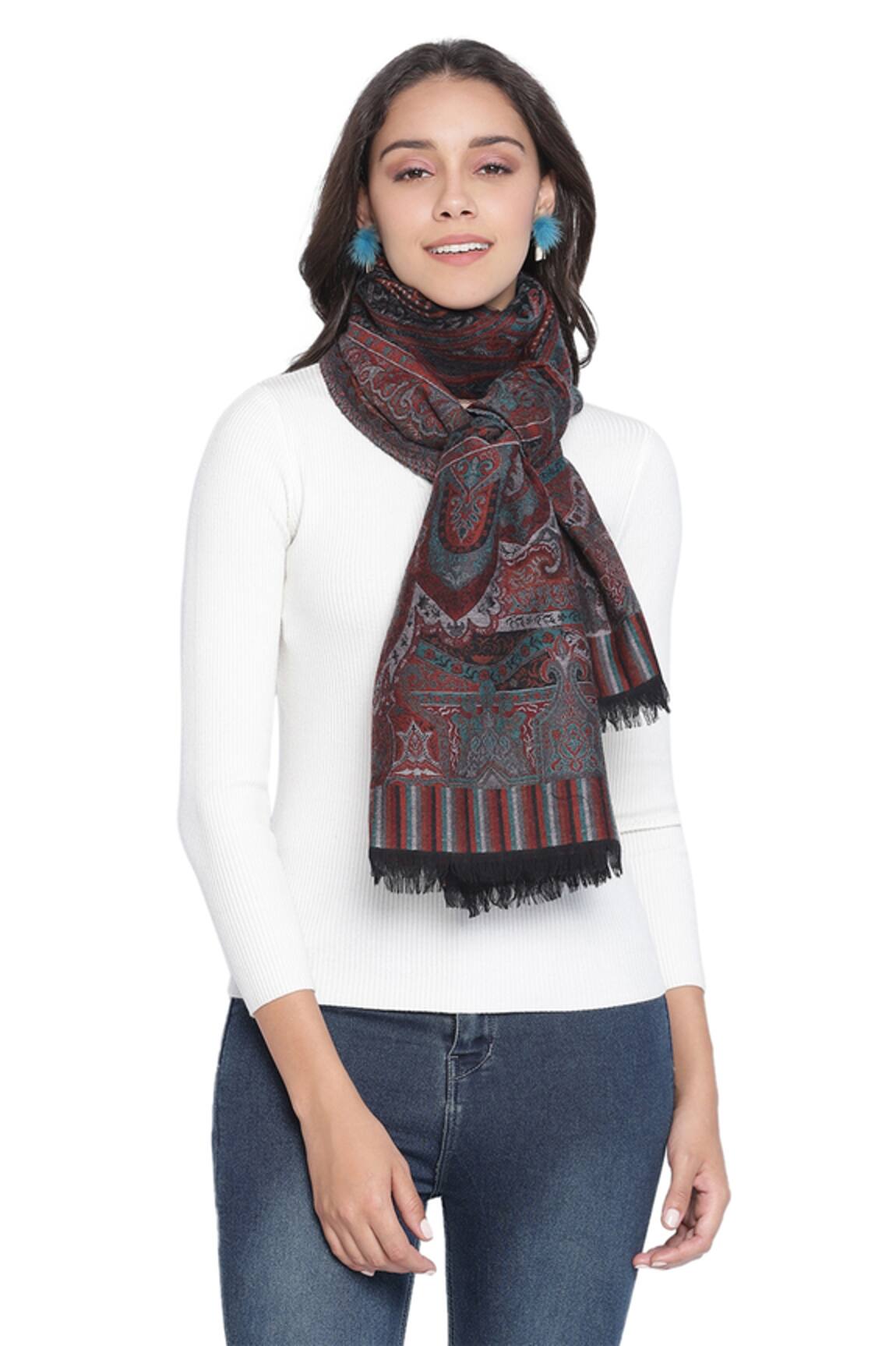 Shingora Kani Mughal Woven Stole