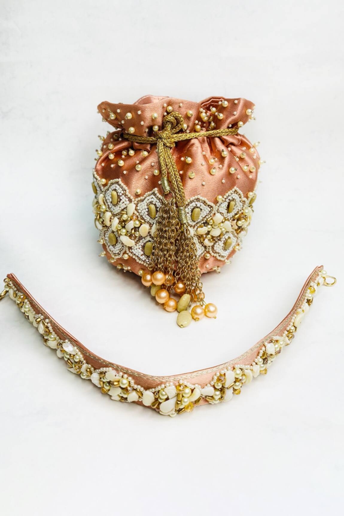 Kainiche By Mehak Sehej Embellished Potli Bag