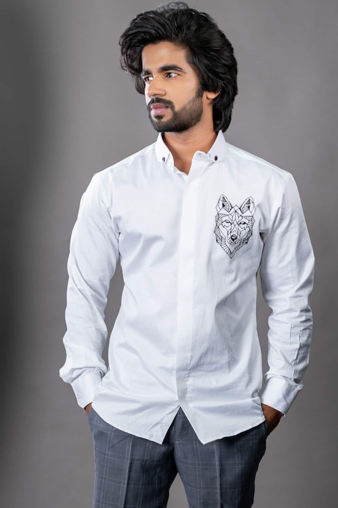 Hilo Design Bianco Wolf Shirt
