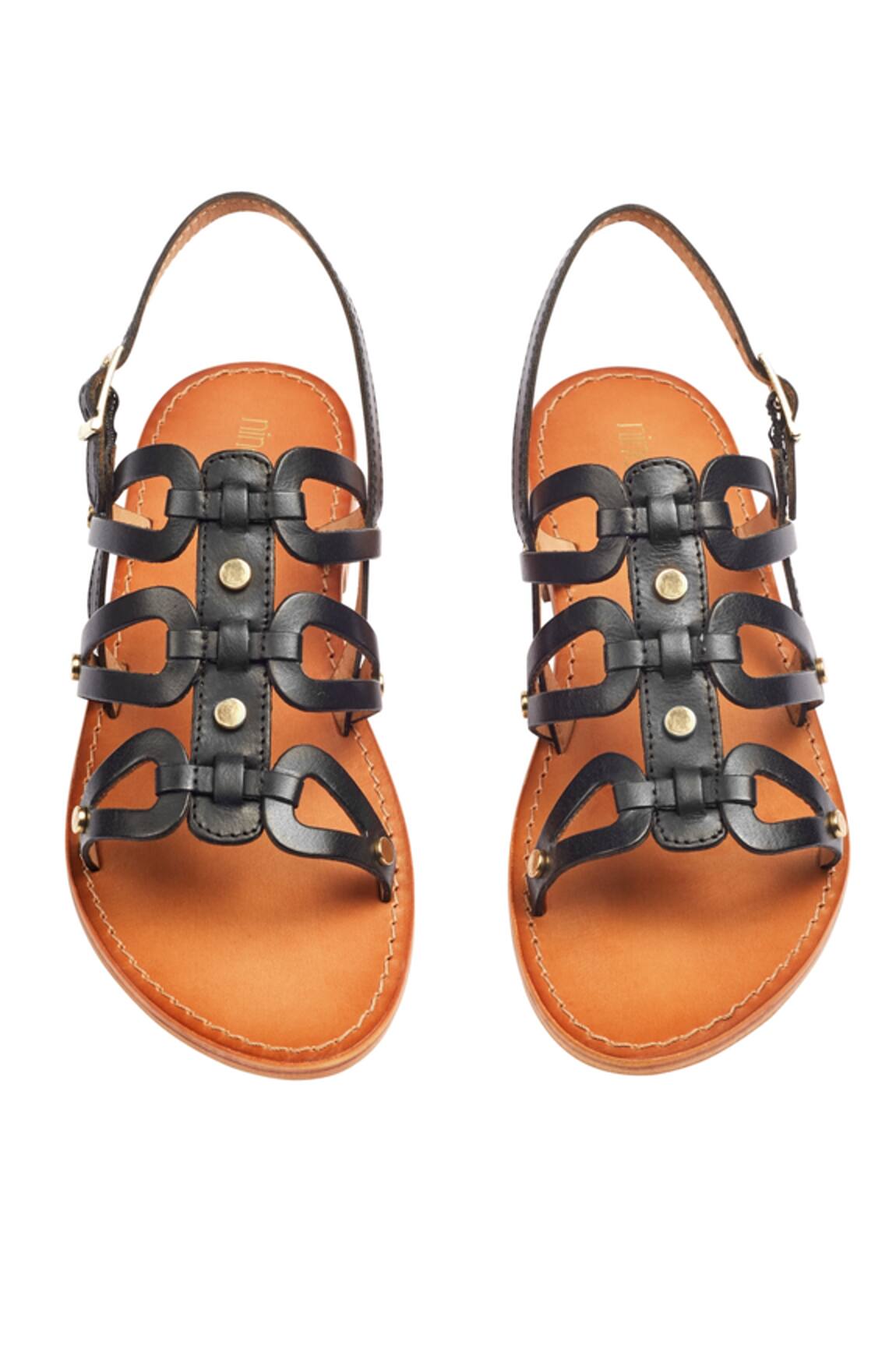 Nine By Janine Bellatrix Gladiator Strap Sandals
