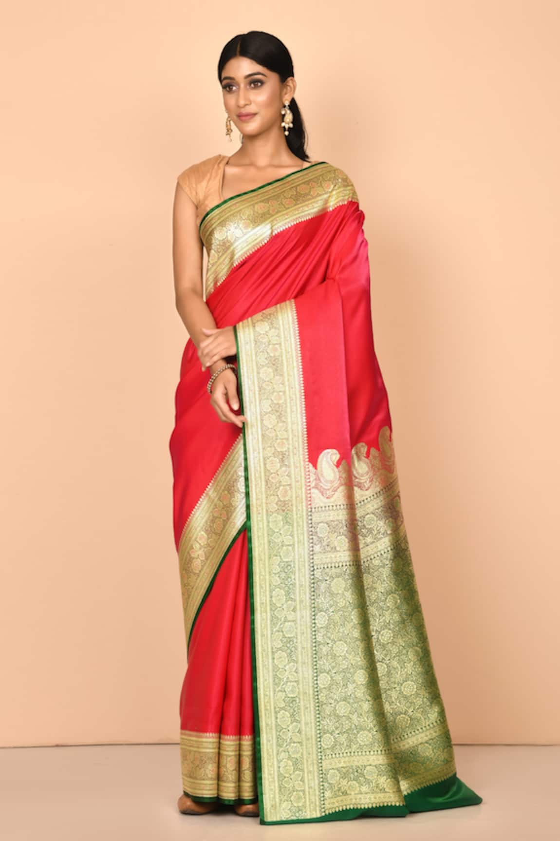 Arihant Rai Sinha Banarasi Silk Handloom Woven Saree