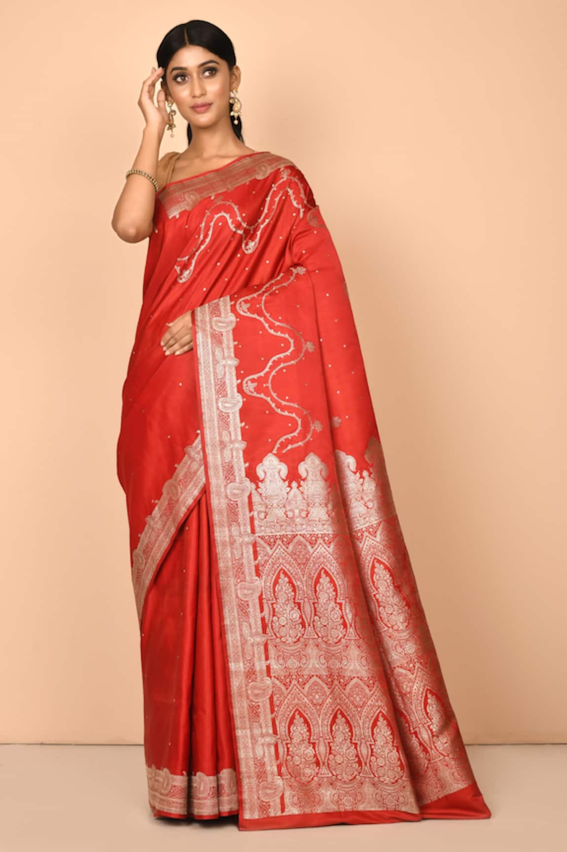 Arihant Rai Sinha Banarasi Silk Handloom Saree