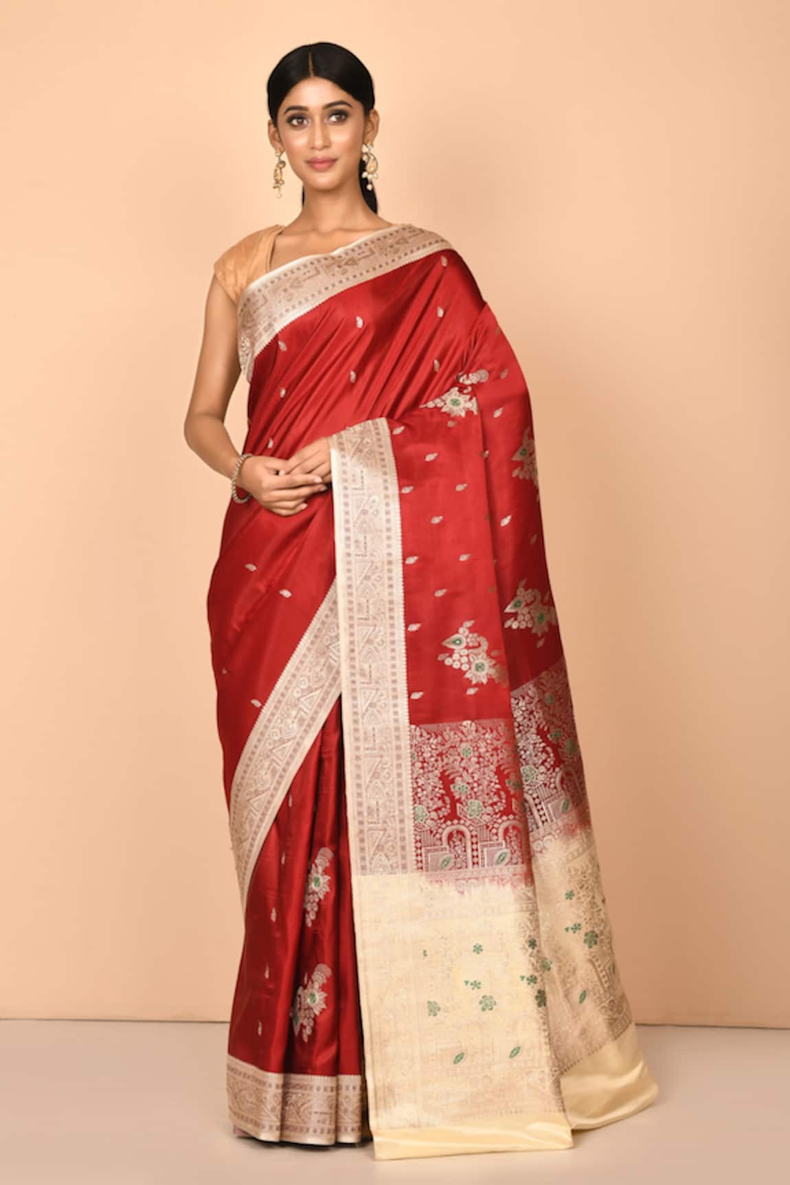 Arihant Rai Sinha Banarasi Silk Handloom Woven Saree