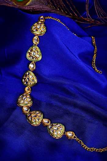 Just Shradhas Kundan Embellished Sheeshphool 