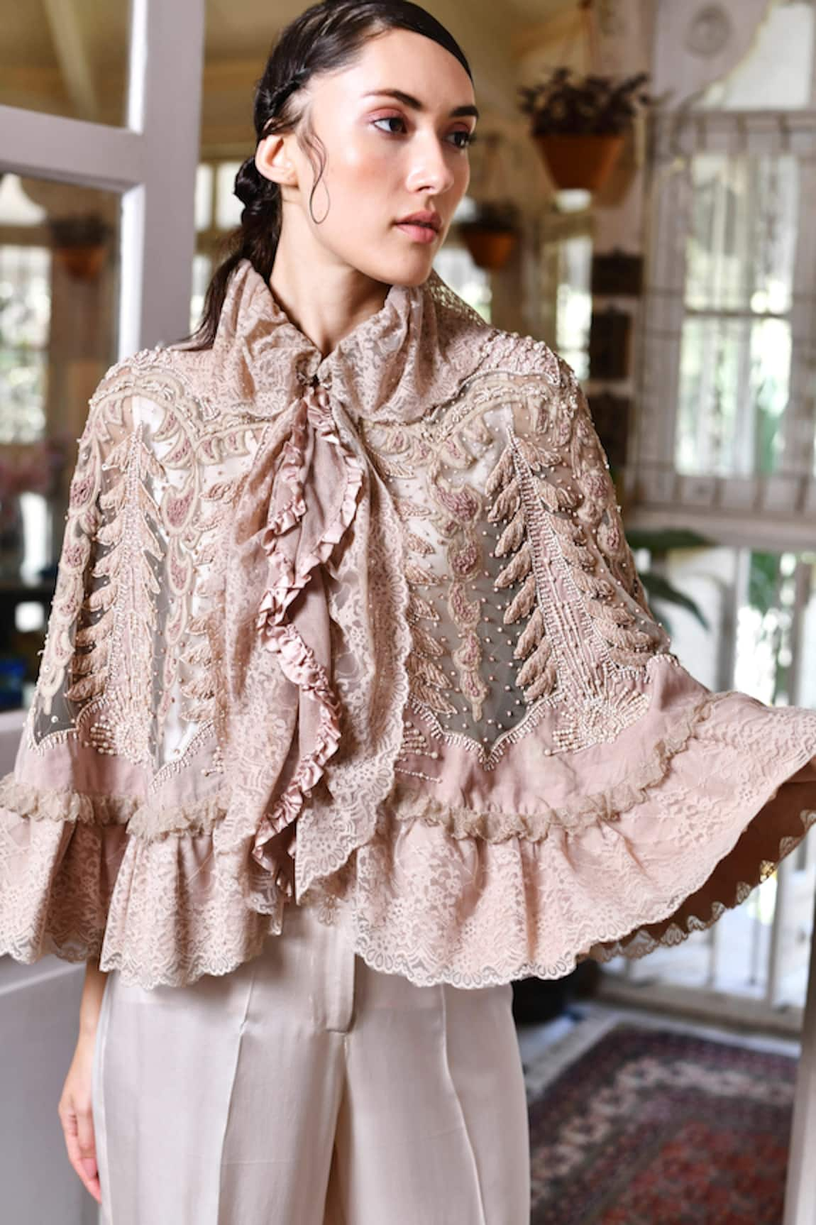 Nika 1.0 Kaira Embellished Cape