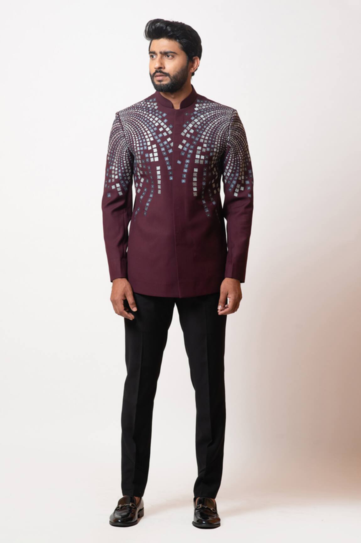 PAARSH The Koi Embroidered Bandhgala Set 