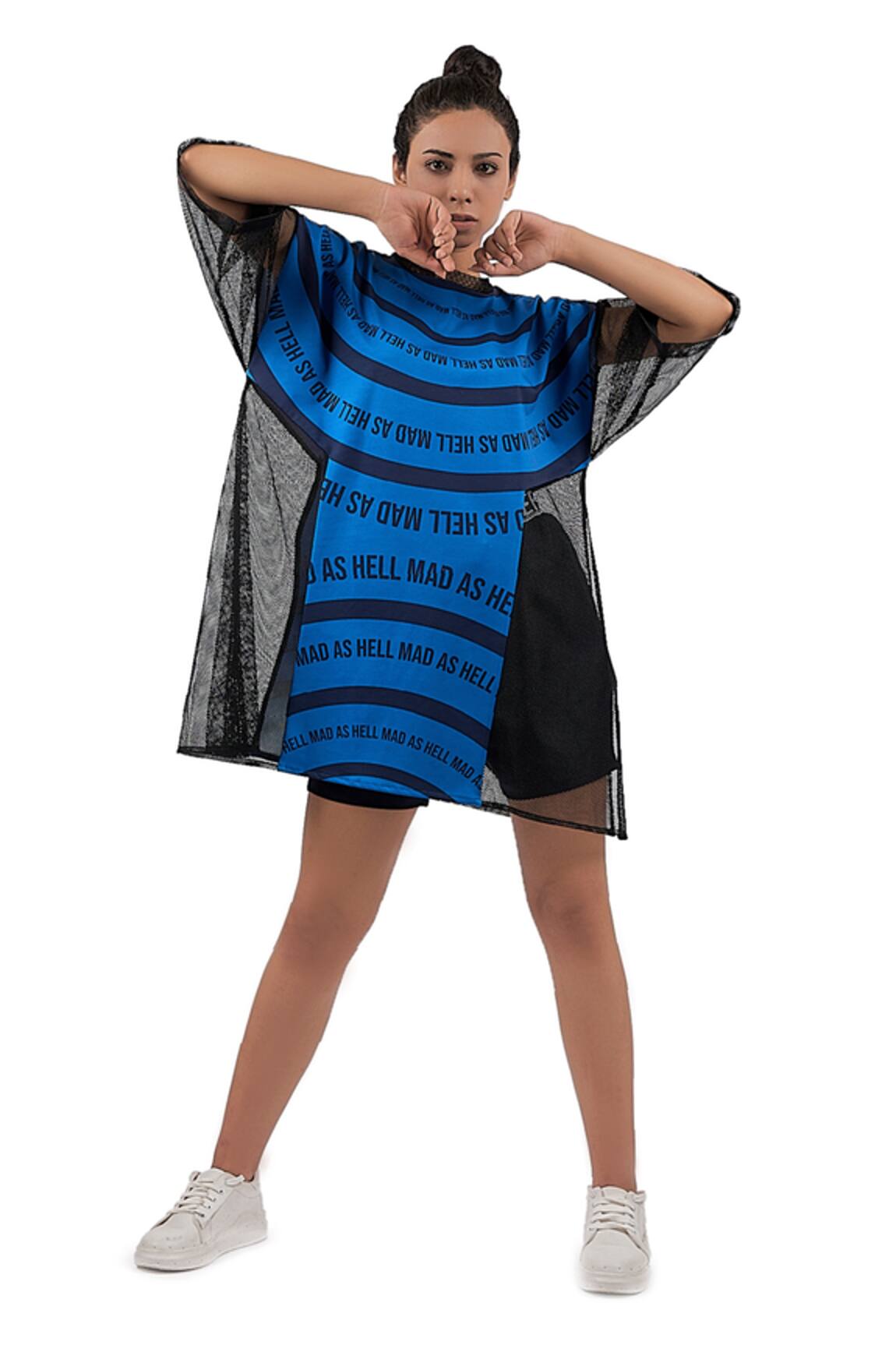 All2Defy Colorblock T-Shirt & Shorts Set