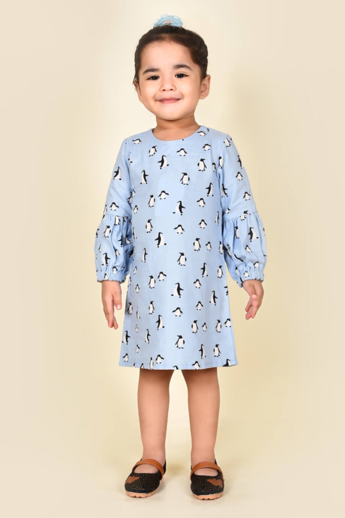 Pankhuri By Priyanka Penguin Print Dress 