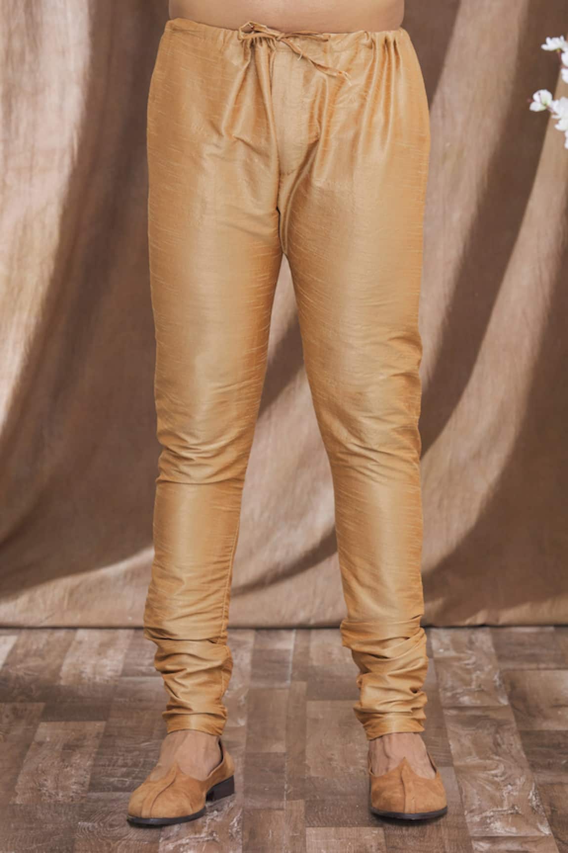 Buy online Brown Solid Churidar Pyjama from Bottom Wear for Men by Namaskar  for ₹529 at 56% off | 2024 Limeroad.com