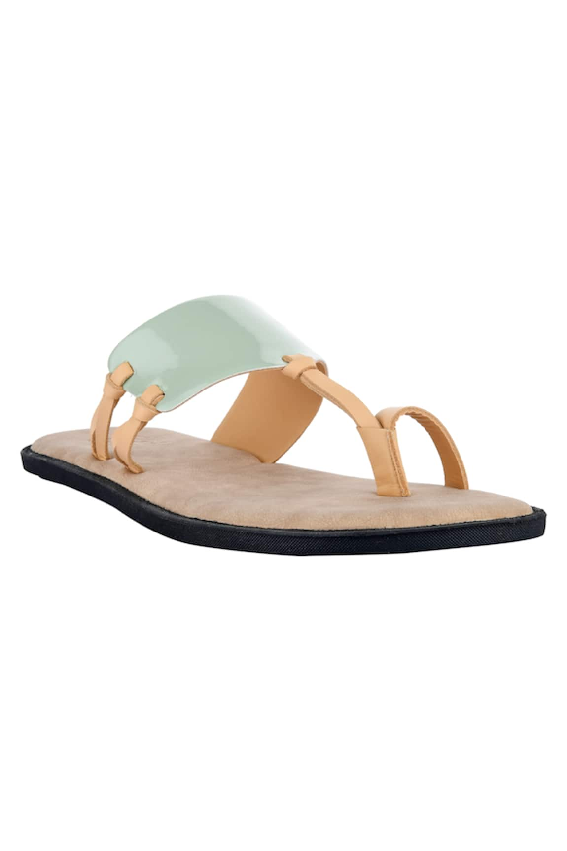 Sko Vindy Textured Leather Sandal