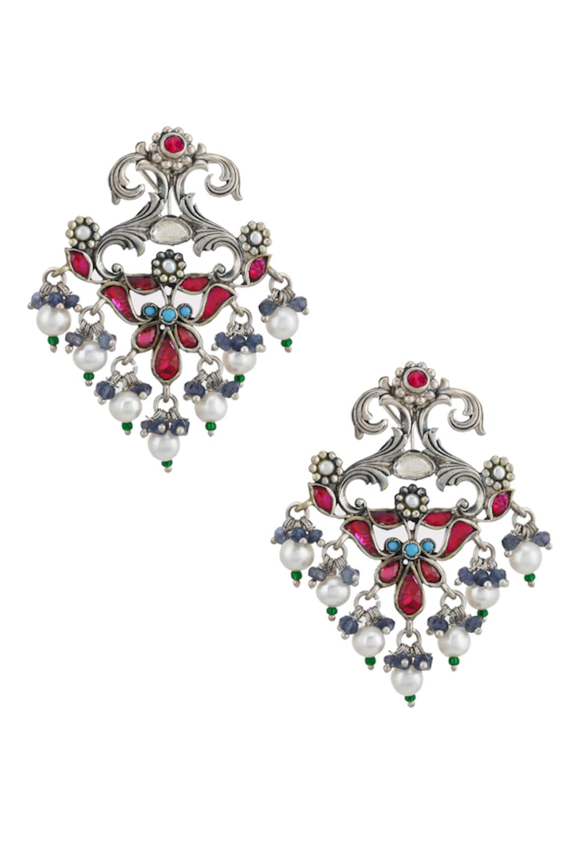 Ajooni Jewels Pearl Drop Earrings