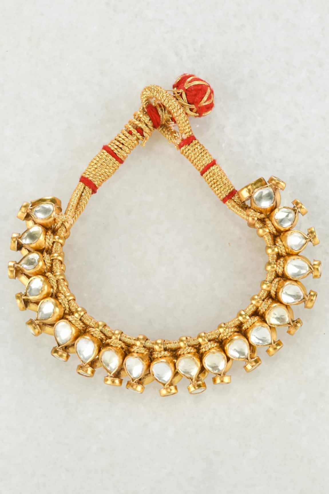 Ajooni Jewels Kundan Embellished Bracelet
