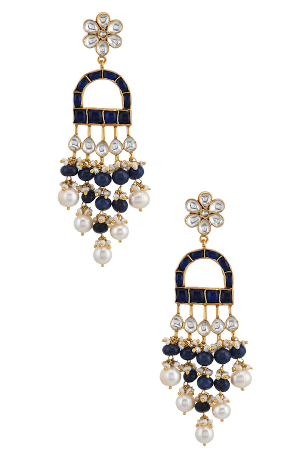 Ajooni Jewels Pearl Drop Dangler Earrings