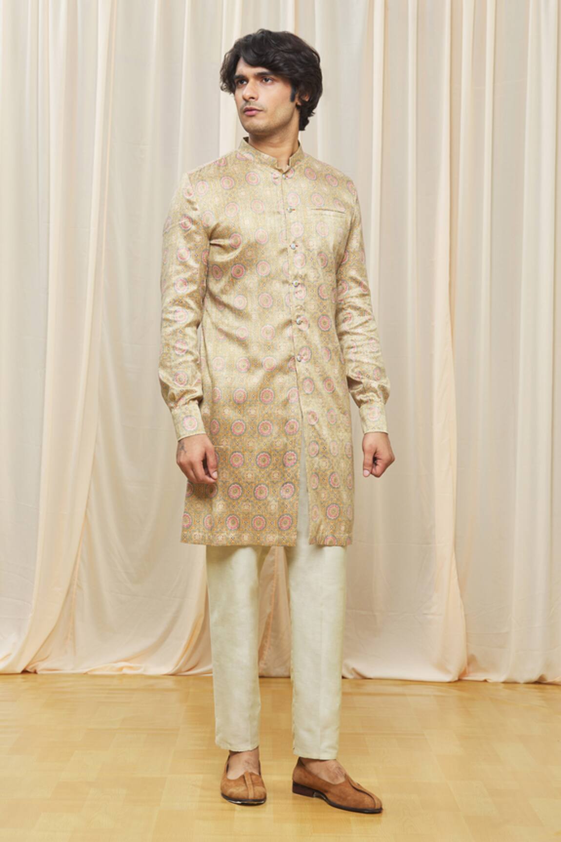 Gaurav Katta Floral Print Kurta 