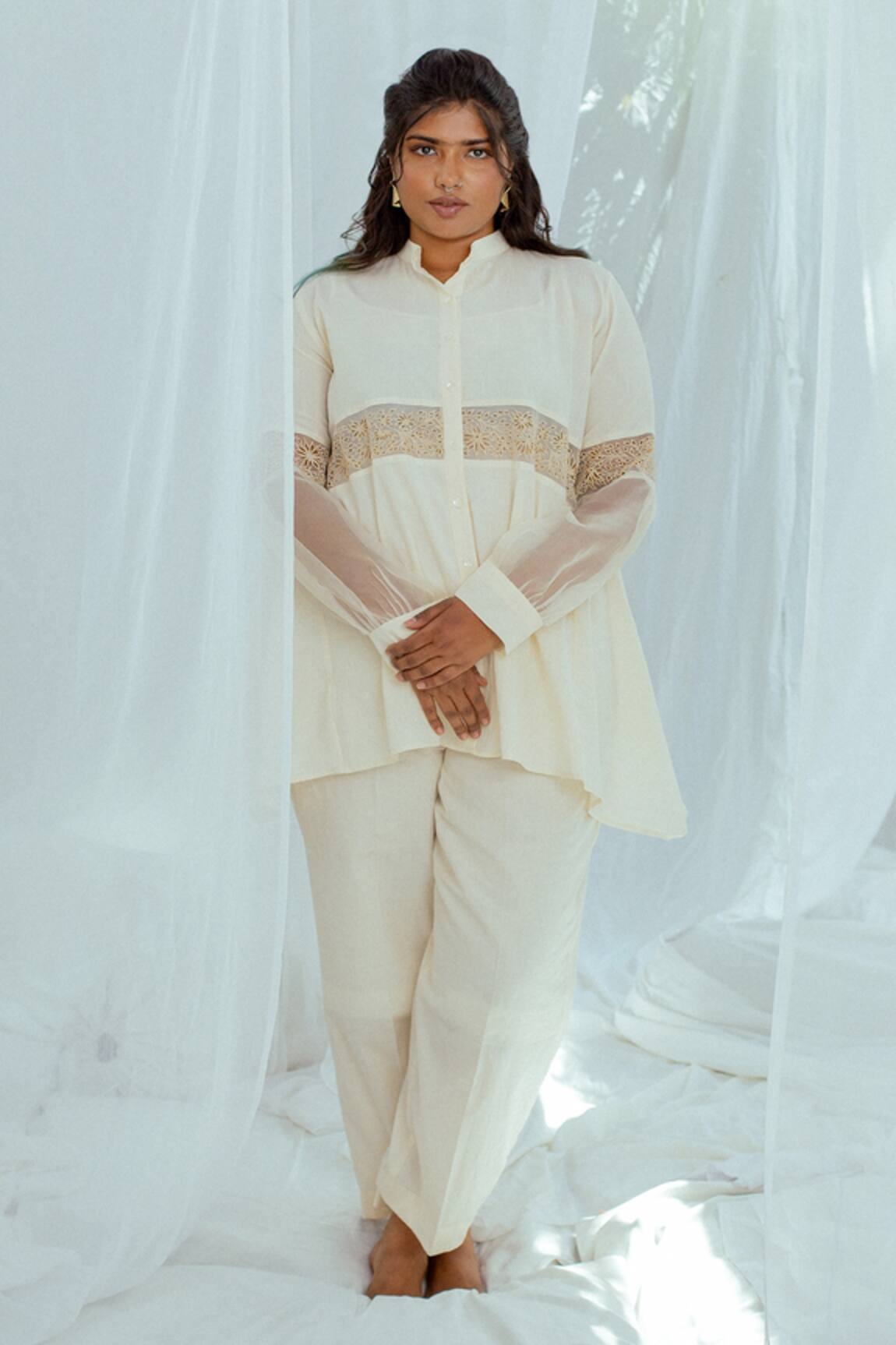 Latha Puttanna Gamini Handwoven Cotton Tunic