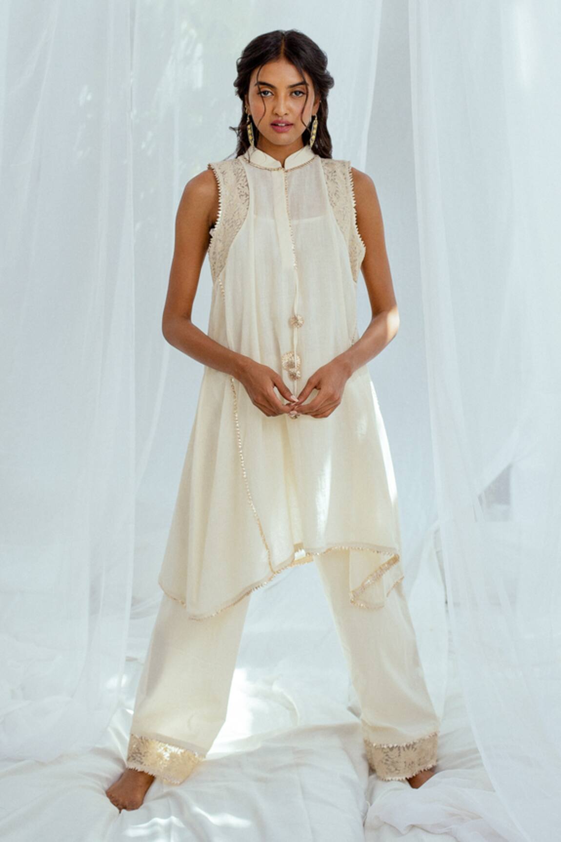 Latha Puttanna Jivika Handwoven Cotton Tunic