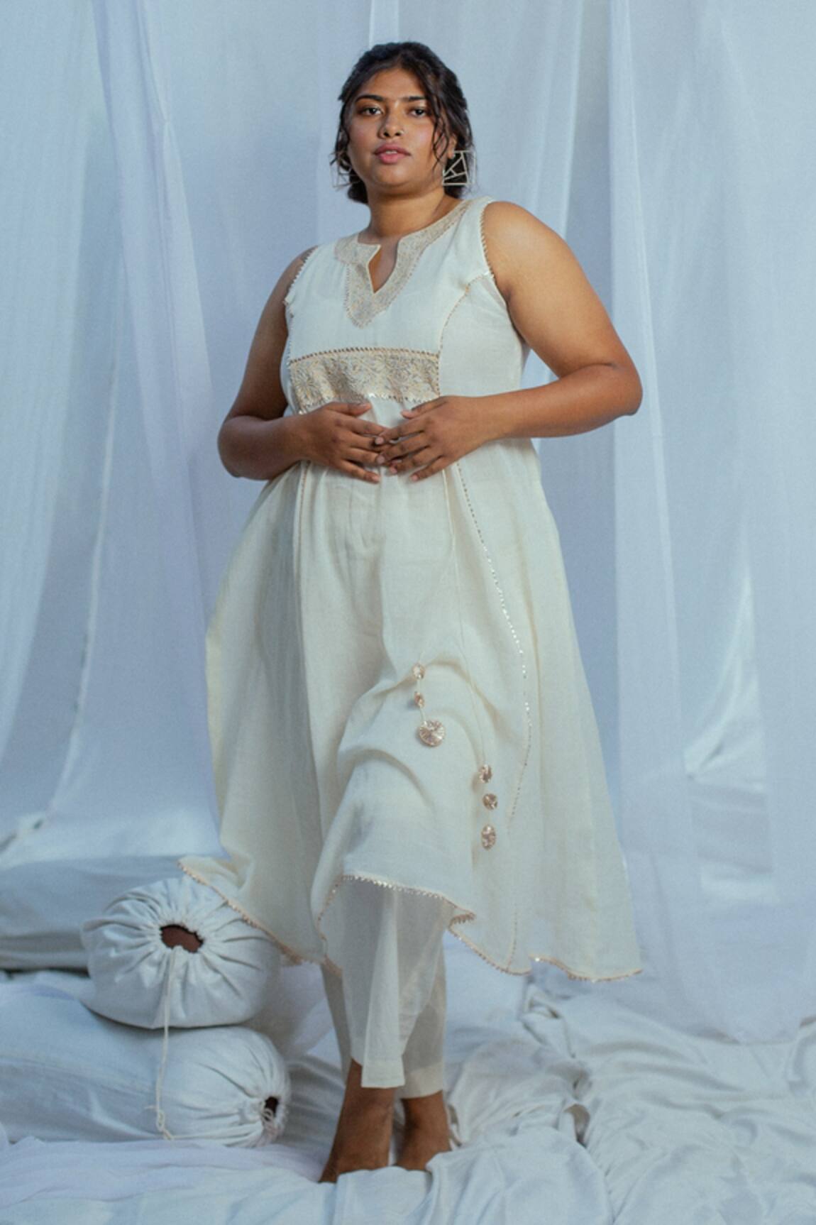 Latha Puttanna Sajni Handwoven Cotton Tunic