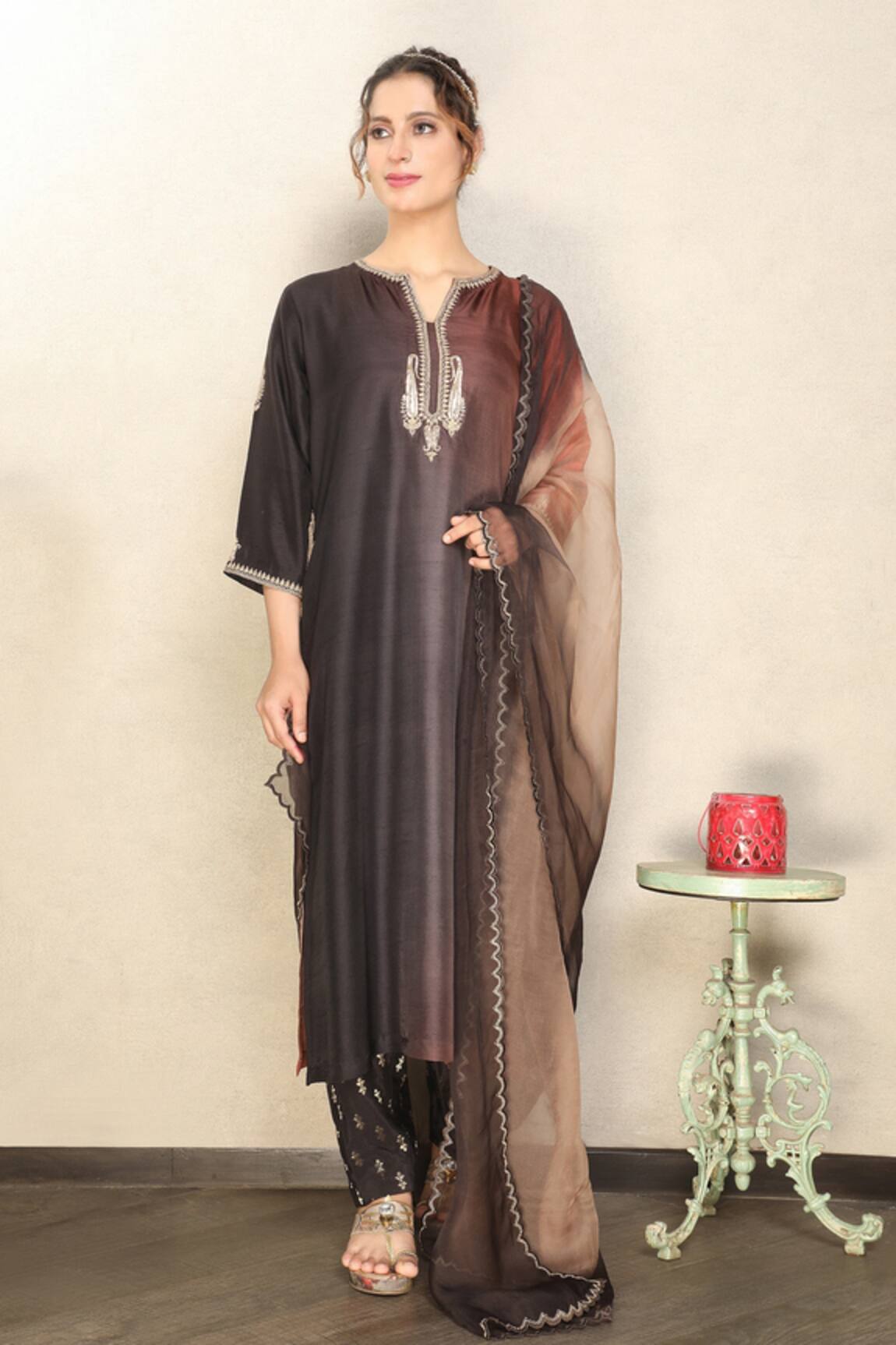 Falguni.Foram Shaded Kurta Pant Set