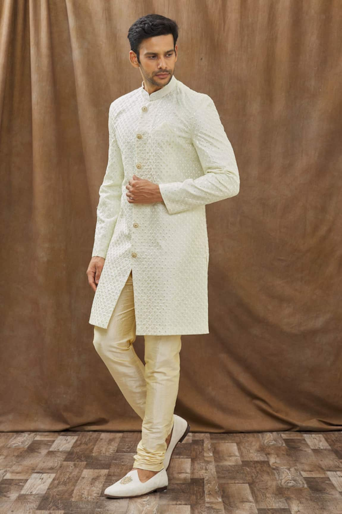 Samyukta Singhania Embroidered Sherwani Set