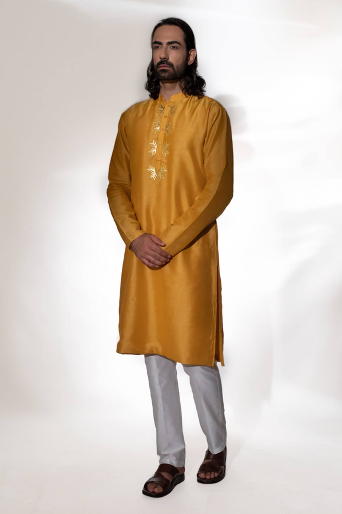 Kaka Calcutta Full Sleeves Kurta & Pant Set 