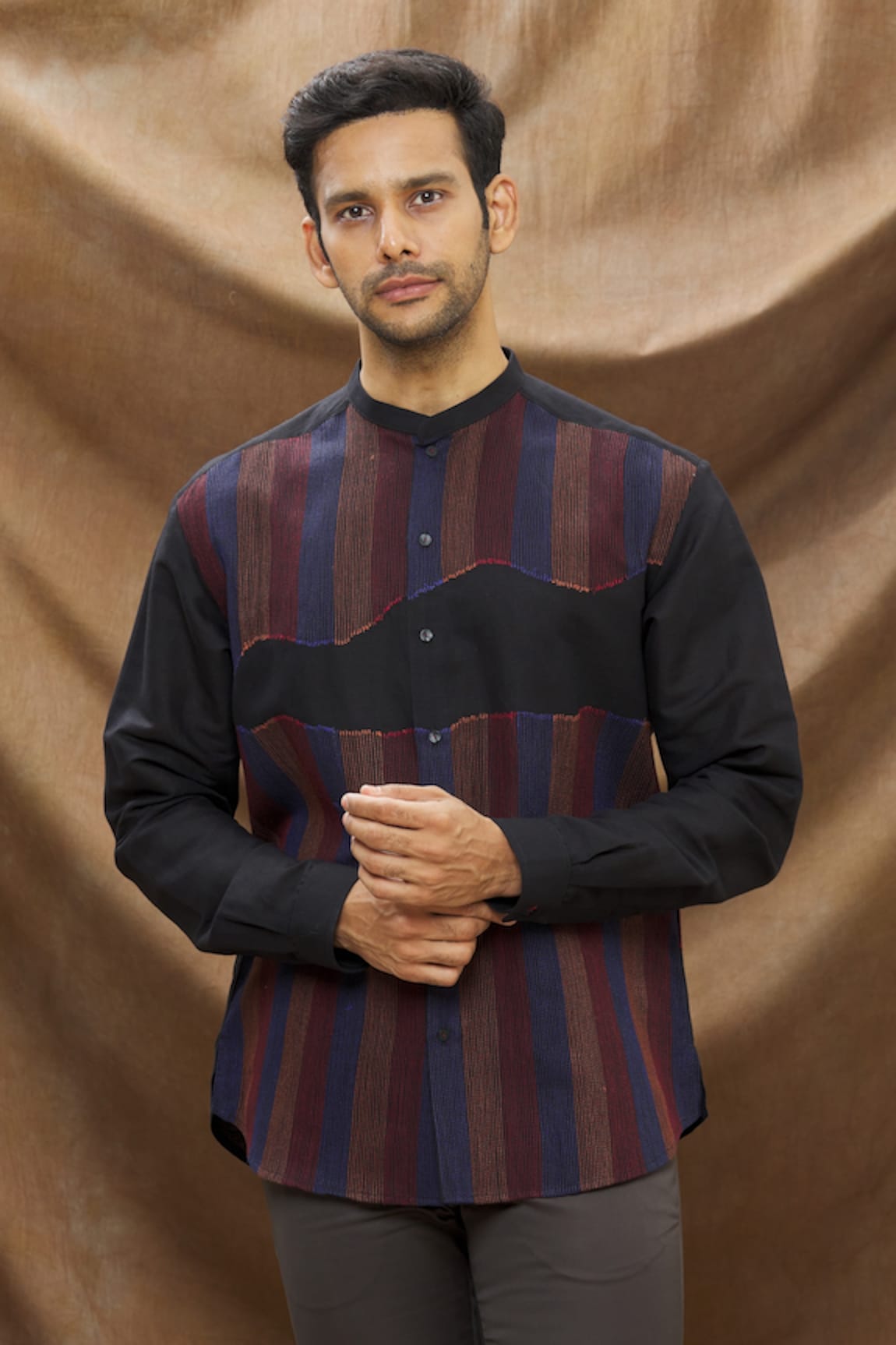 Vivek Karunakaran Topstitch Shirt