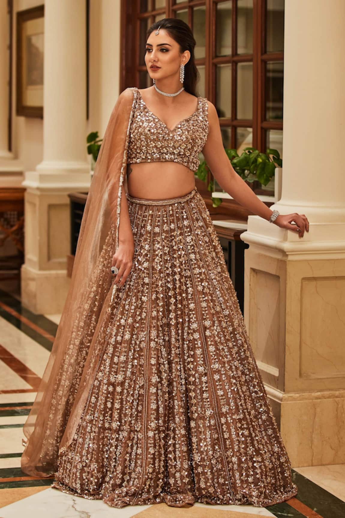 SurabhiChopraLabel Love Potion Bridal Lehenga Set