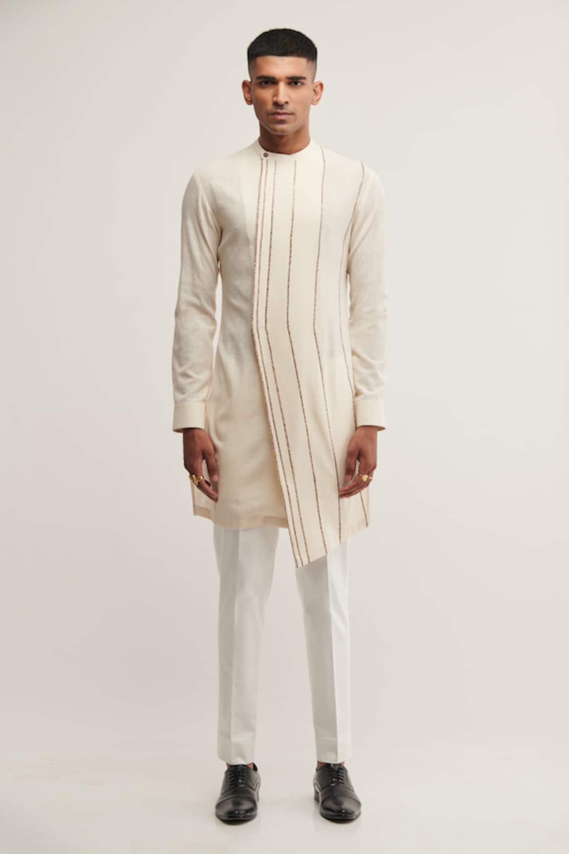 Dhruv Vaish Handloom Cotton Kurta Set 
