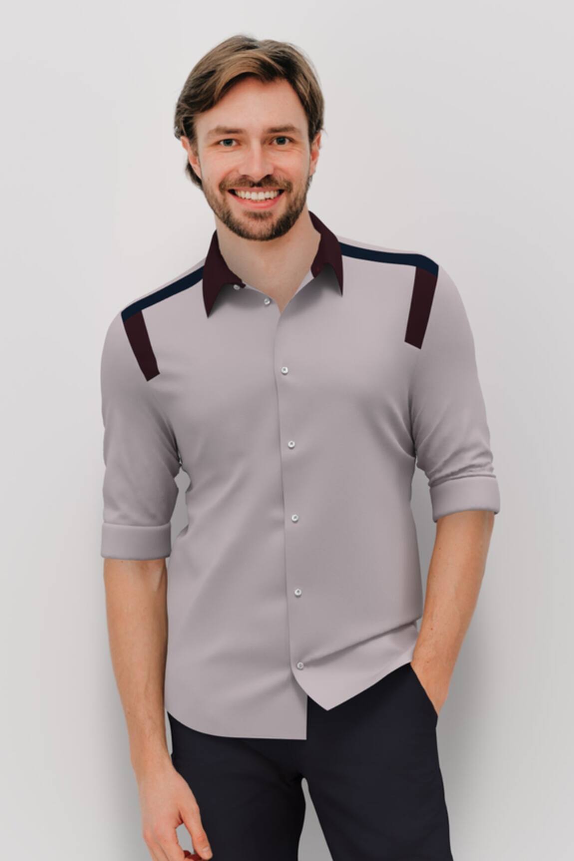 HeSpoke Bandstand Cotton Colorblock Shirt