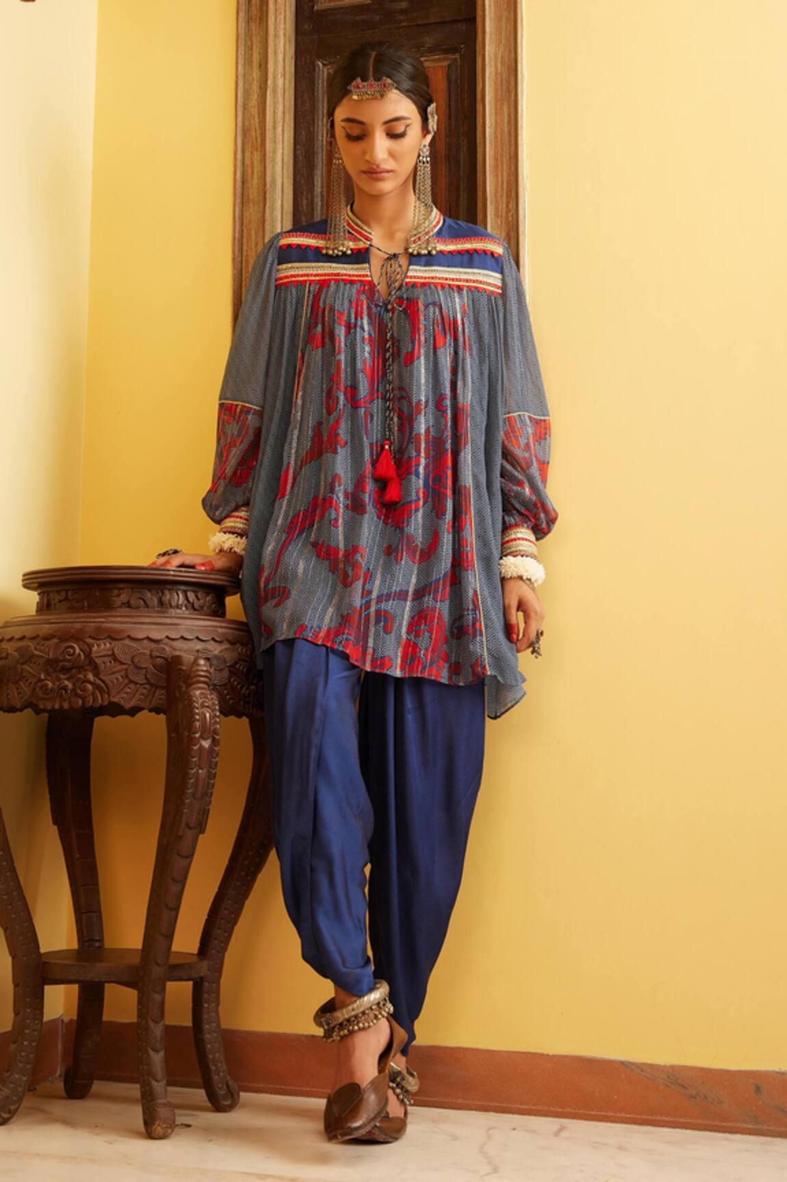 Nadima Saqib Floral Print Tunic 