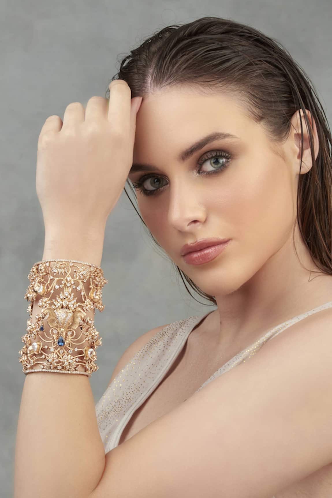 Opalina Soulful Jewellery Handcrafted Cutwork Bracelet