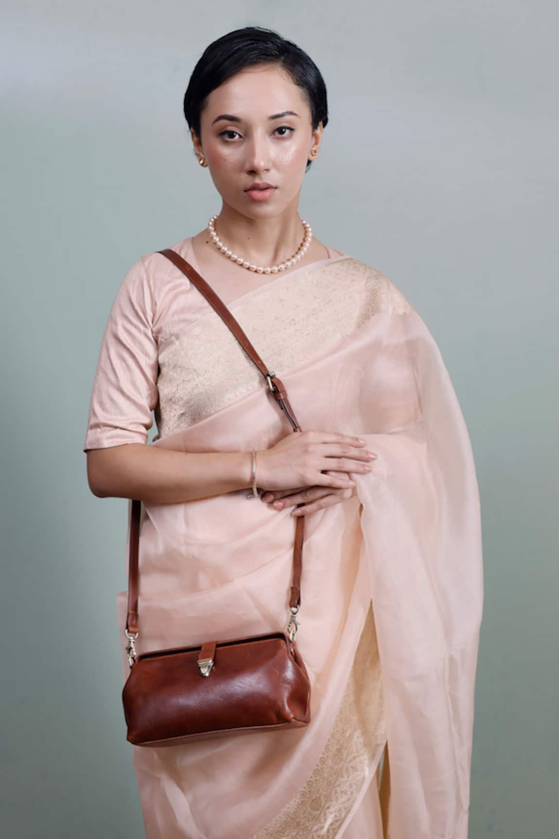 Tan & Loom Vintage Brown Sling Bag 