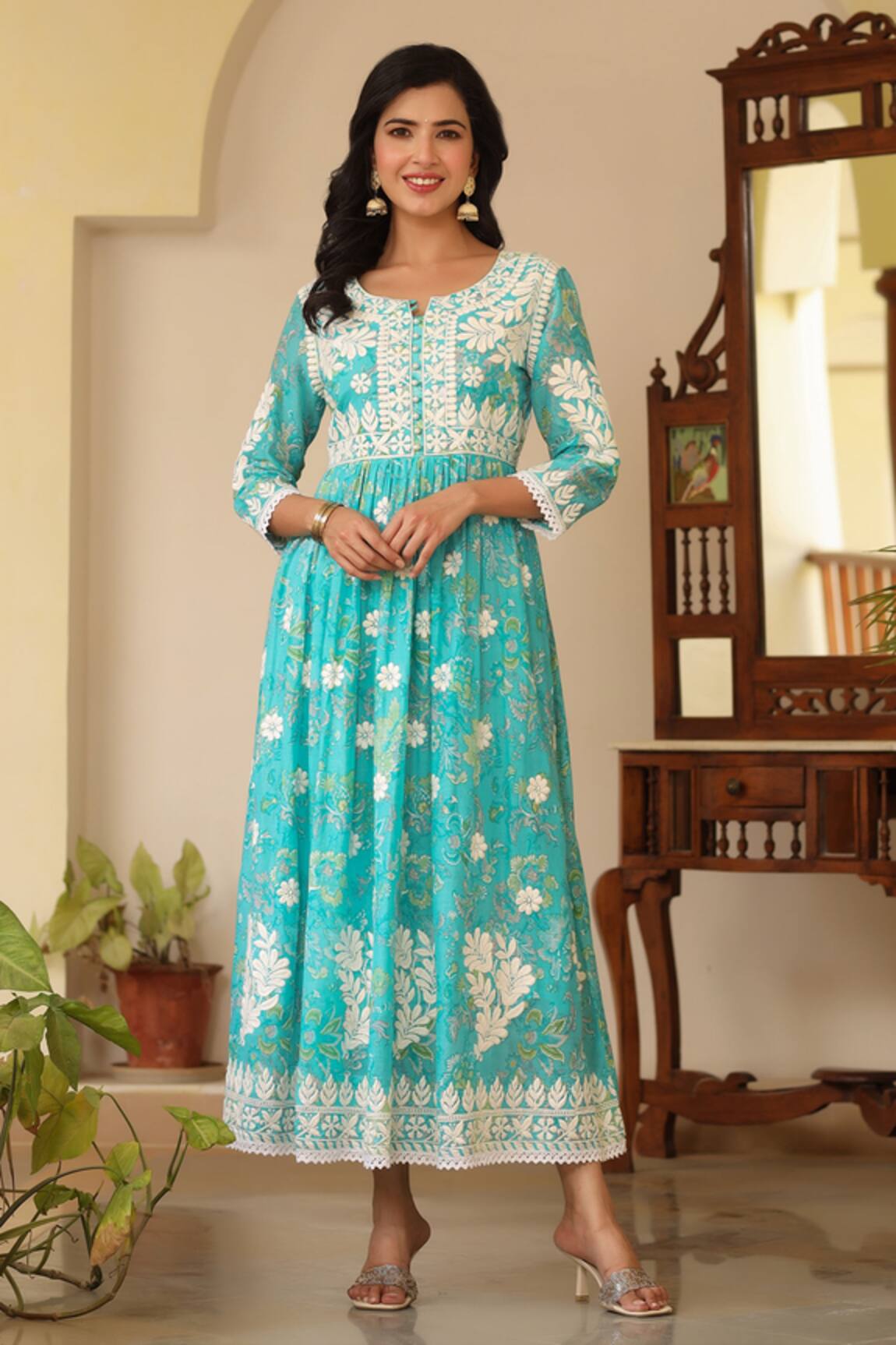 Bairaas Floral Print Dress