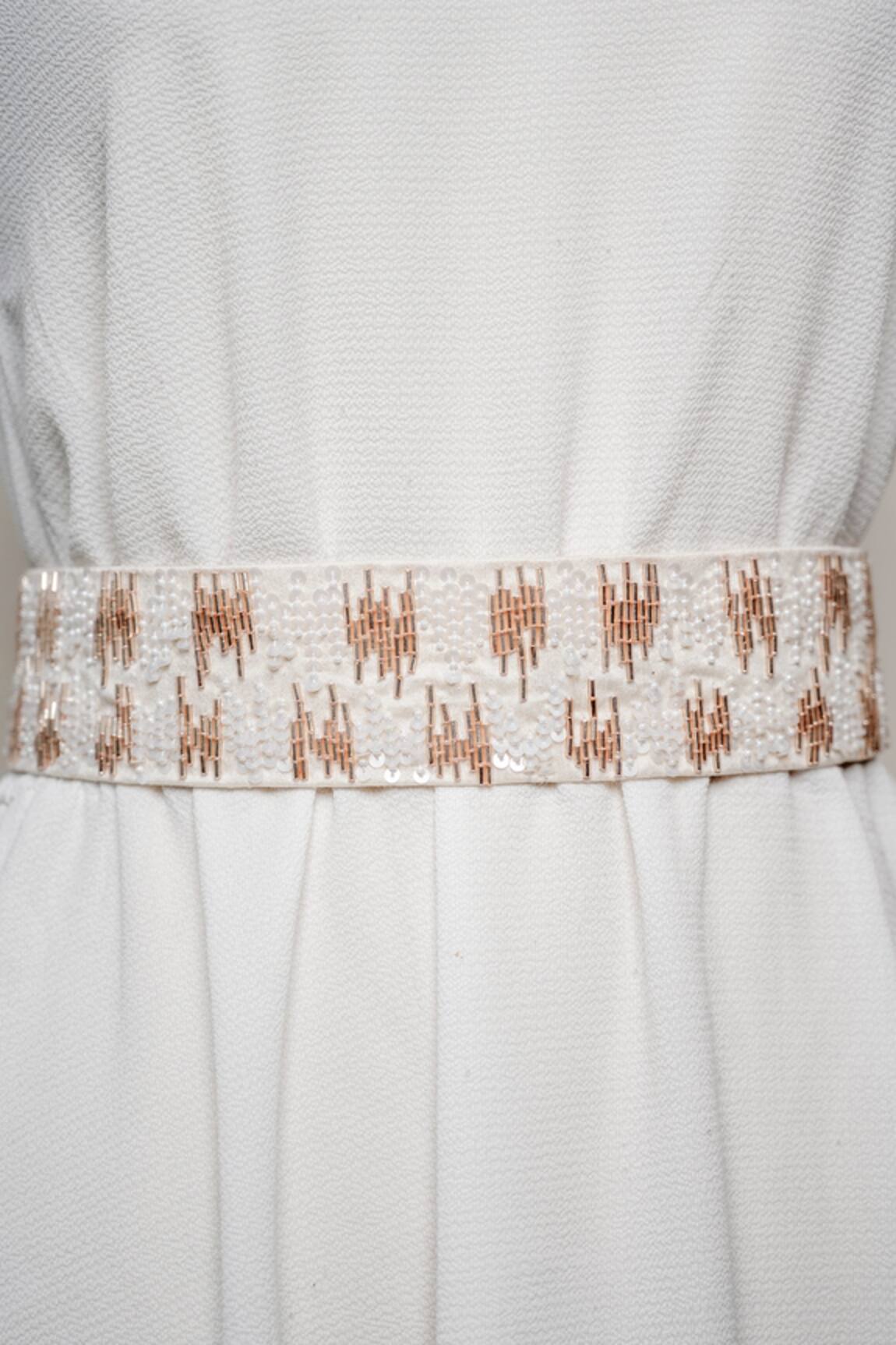 Mehraki Sequin Embroidered Belt