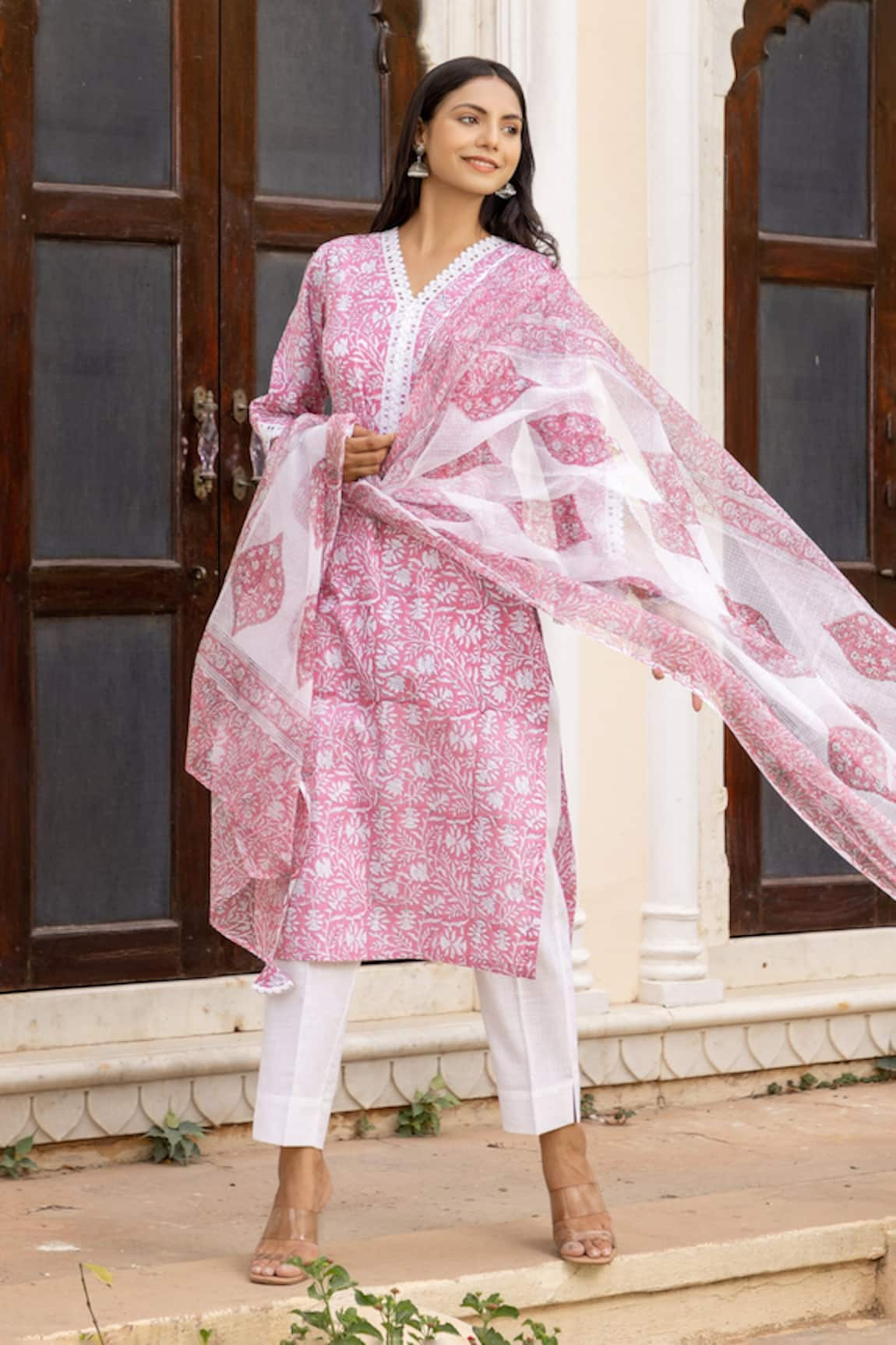 Inara Jaipur Cotton Printed Kurta Set