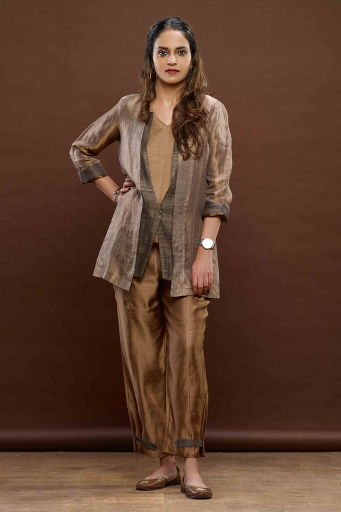 Bodhi Tree Colourblock Jacket Pant Set