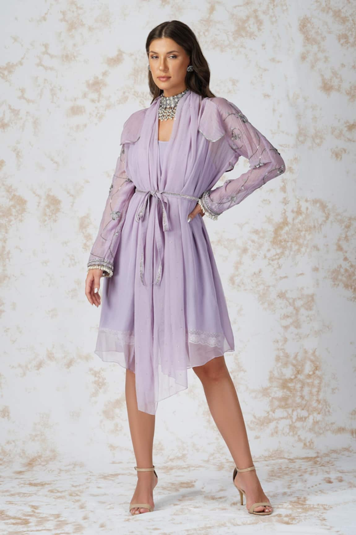 lilac dress jacket