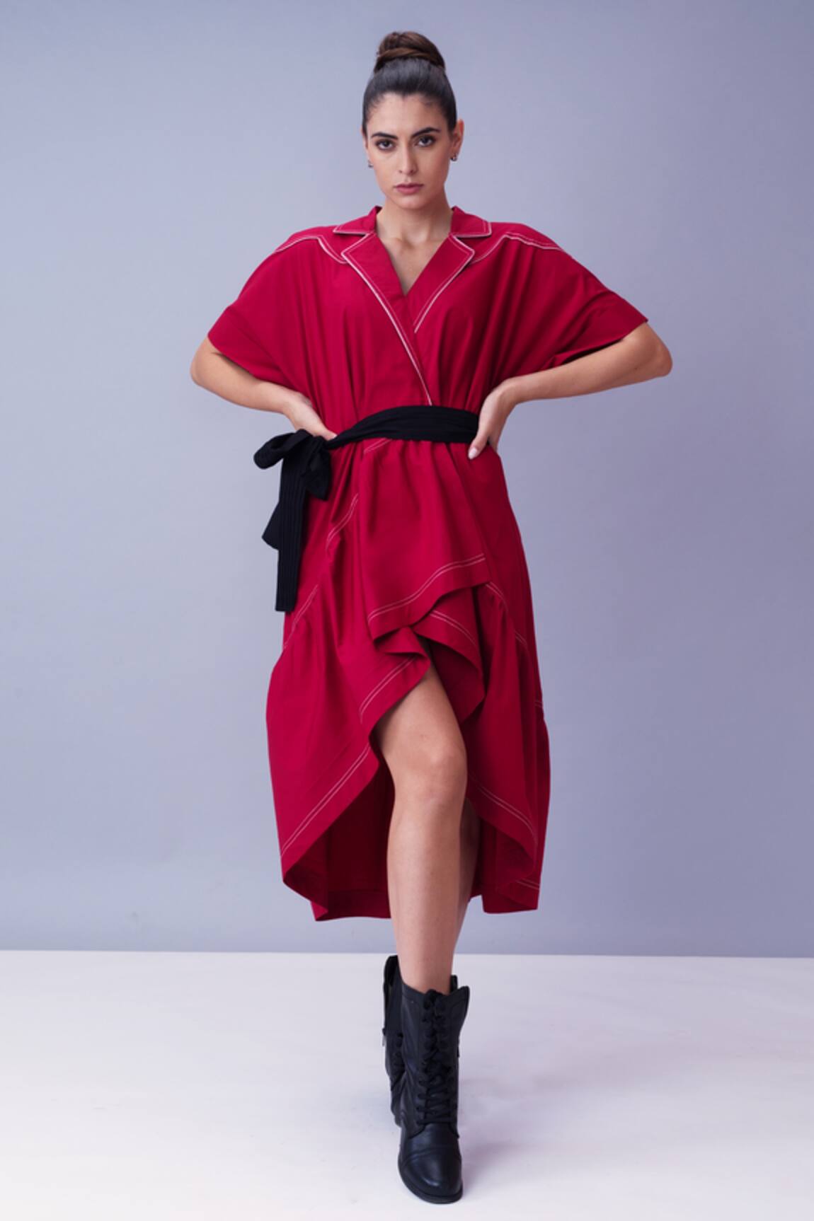 House Of Behram Asymmetric Dress