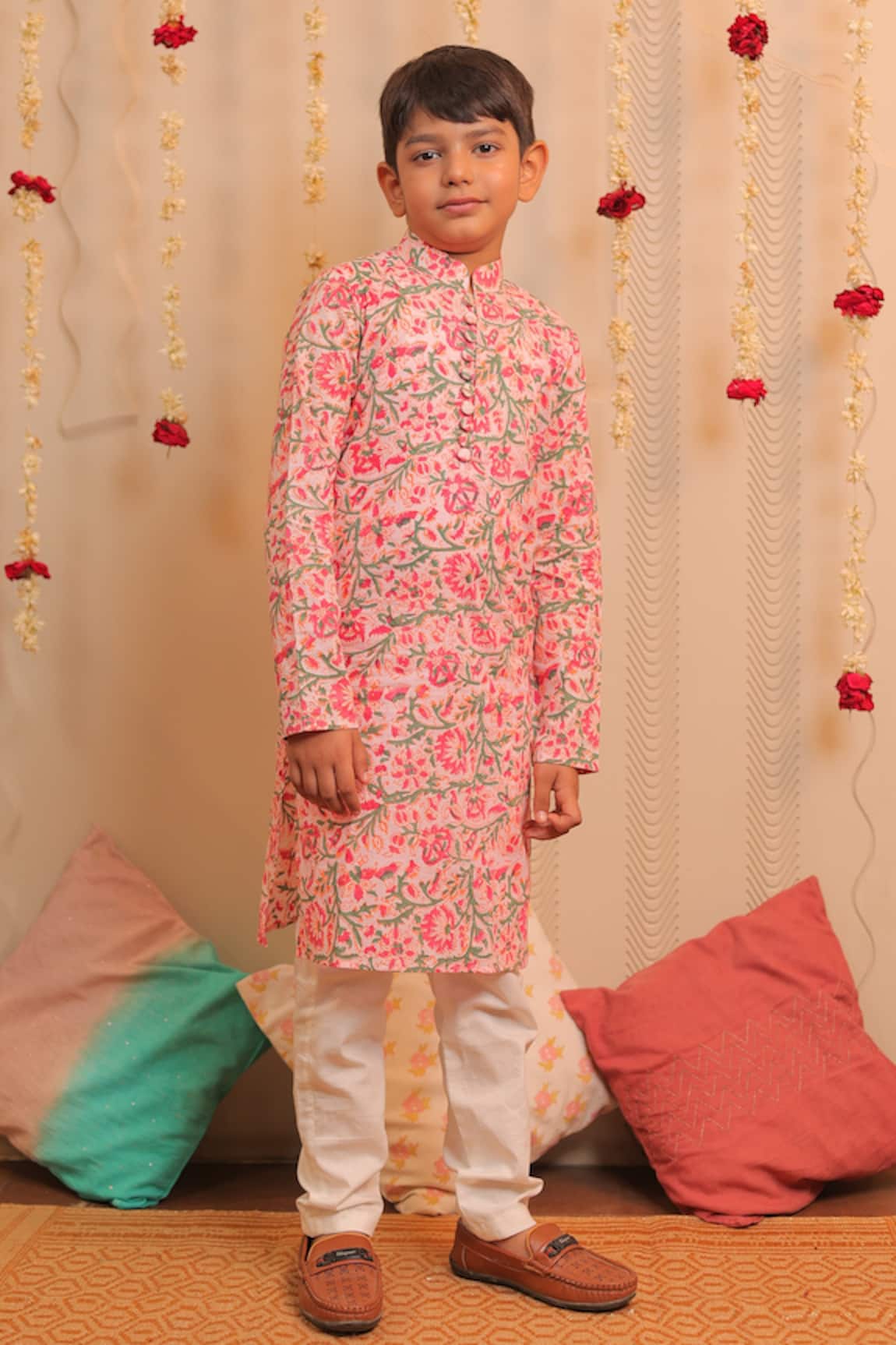 Tiny Colour Kamal Printed Kurta Set 