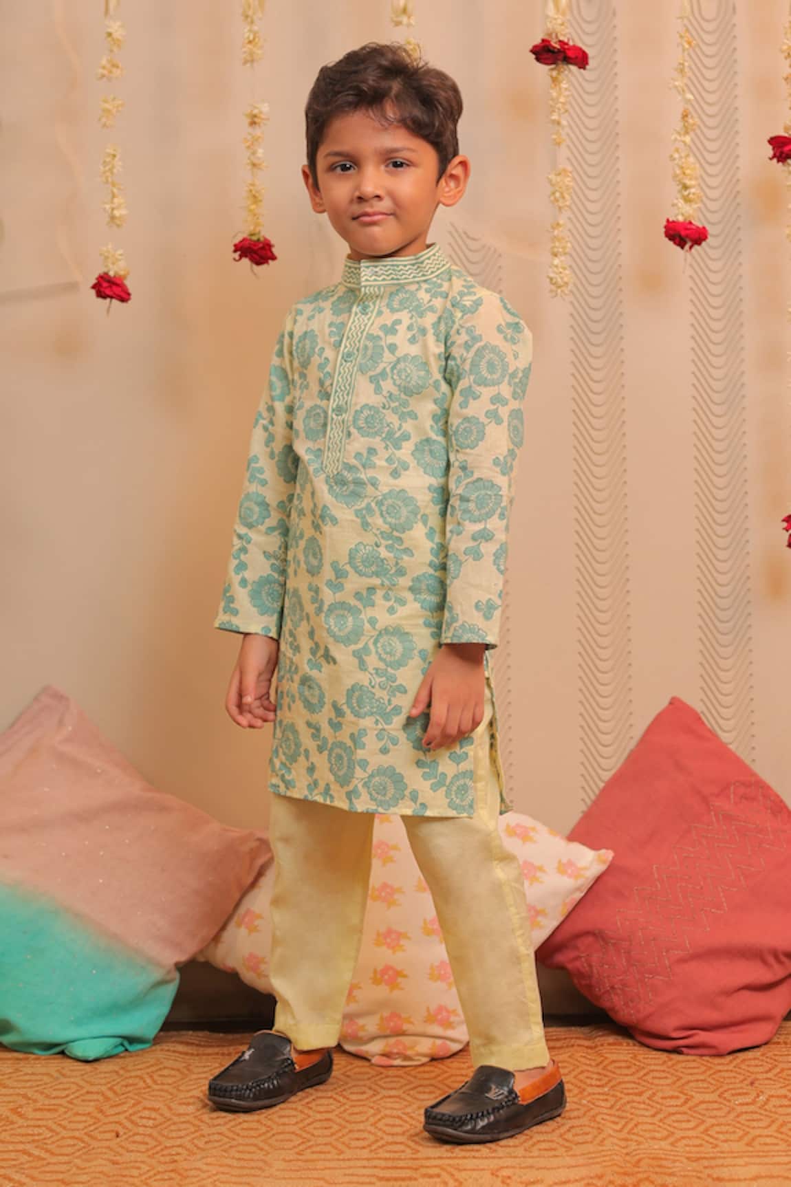 TINY COLOUR Lily Printed Kurta Set 
